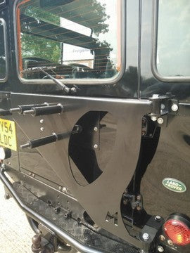 Soporte de rueda de repuesto Terrafirma para Land Rover Defender 90/110 y Santana 88/109